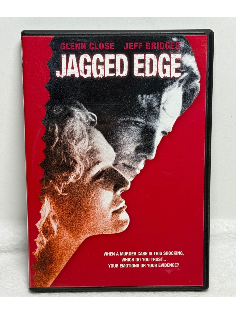 Jagged Edge DVD 1985 Glenn Close Jeff Bridges Thriller Widescreen R Image